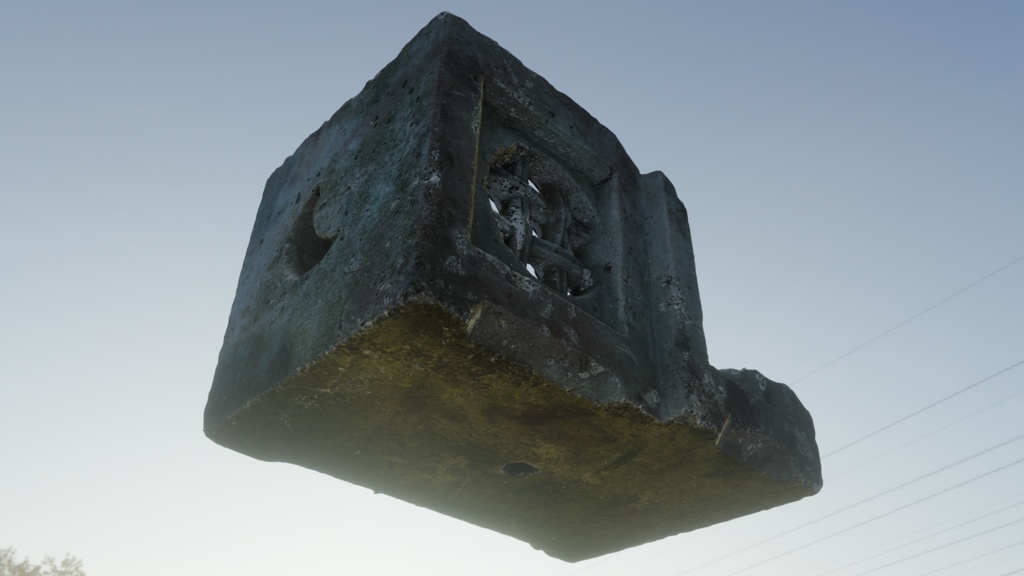 壊れたブロック【フォトグラメトリ】