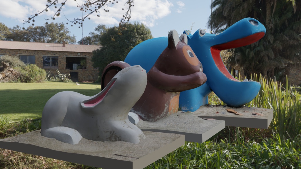 【フォトグラメトリ】公園のアニマルたち