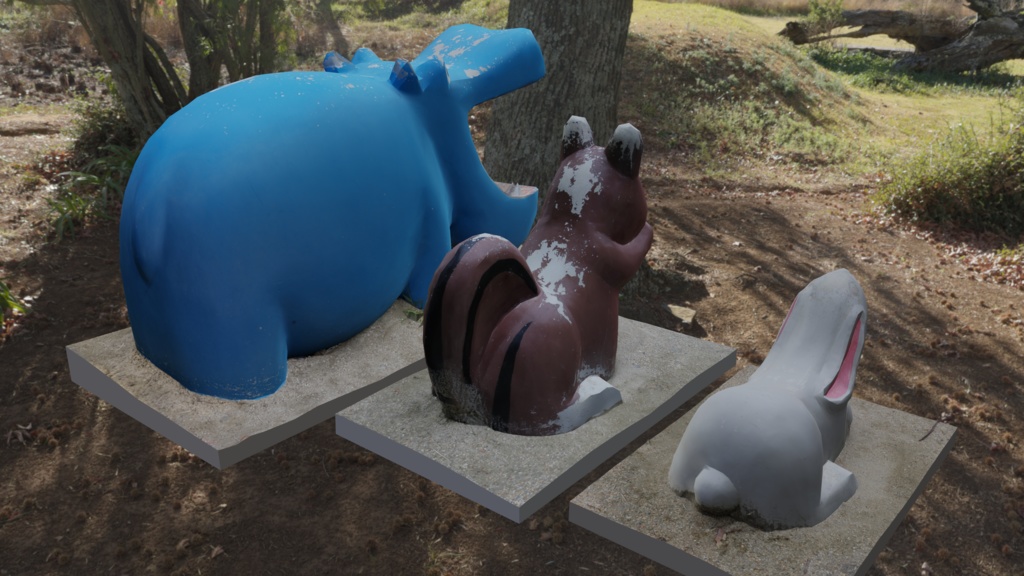 【フォトグラメトリ】公園のアニマルたち