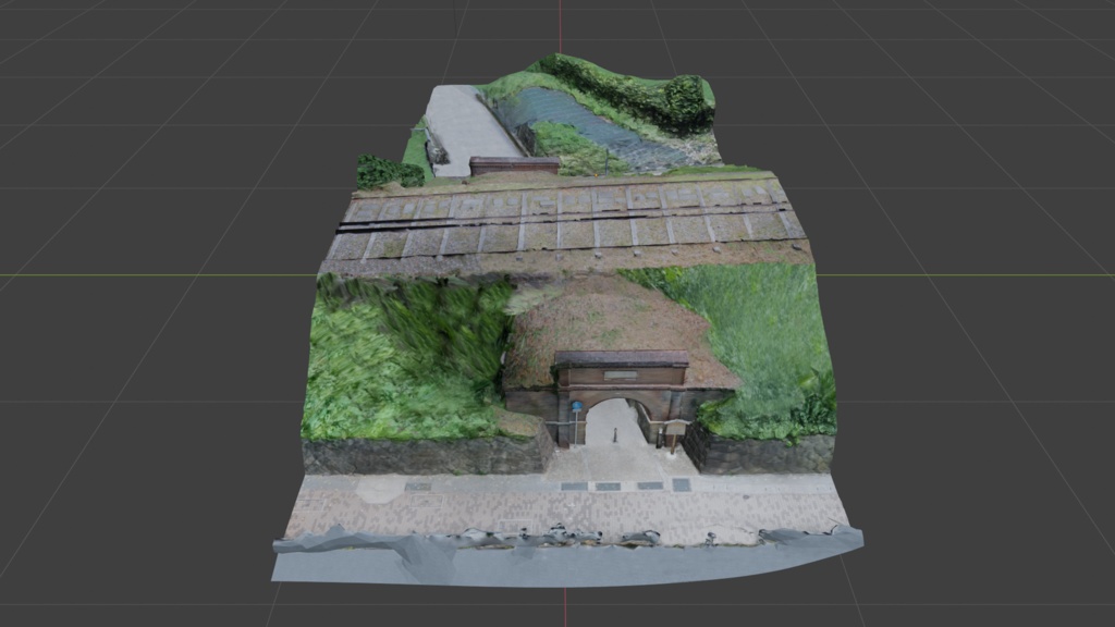 ねじりまんぽ 蹴上インクライントンネル部分【フォトグラメトリ】