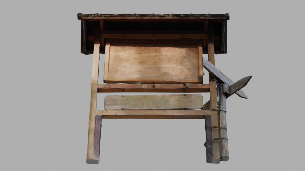 【フォトグラメトリ】木製看板2種