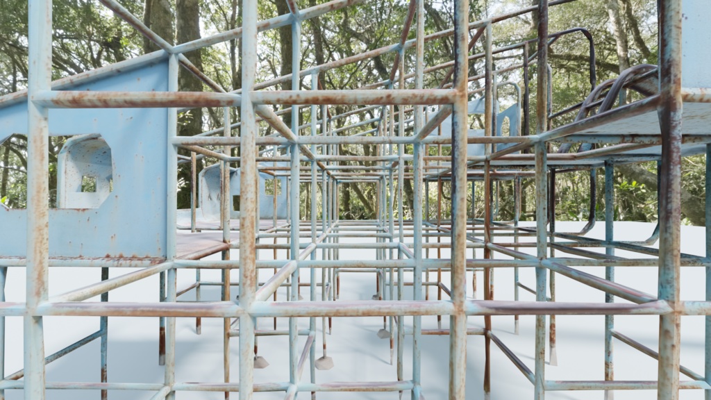 ジャングルジムすべり台【フォトグラメトリ】