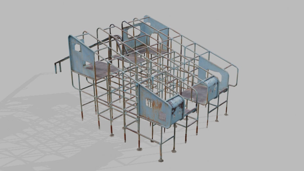 ジャングルジムすべり台【フォトグラメトリ】