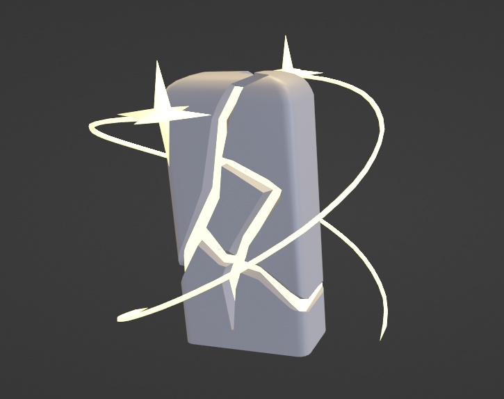 謎のモニュメント (アニメーション付き)