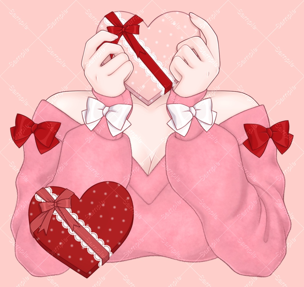 ♥無料♥ Vtuber・Vライバー 配信用 バレンタイン素材