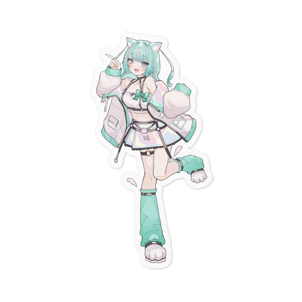 猫羽りん誕生日ステッカー