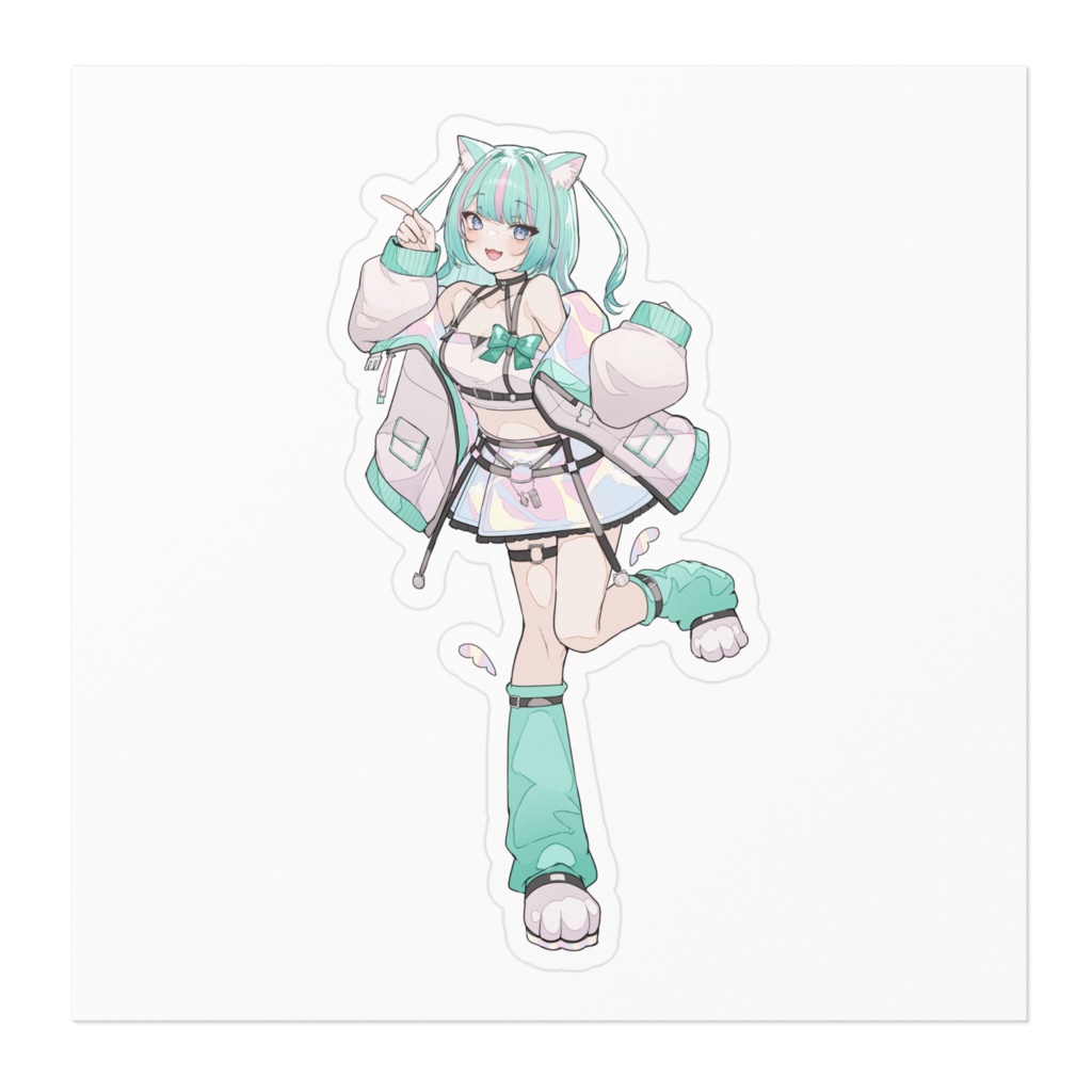 猫羽りん誕生日ステッカー