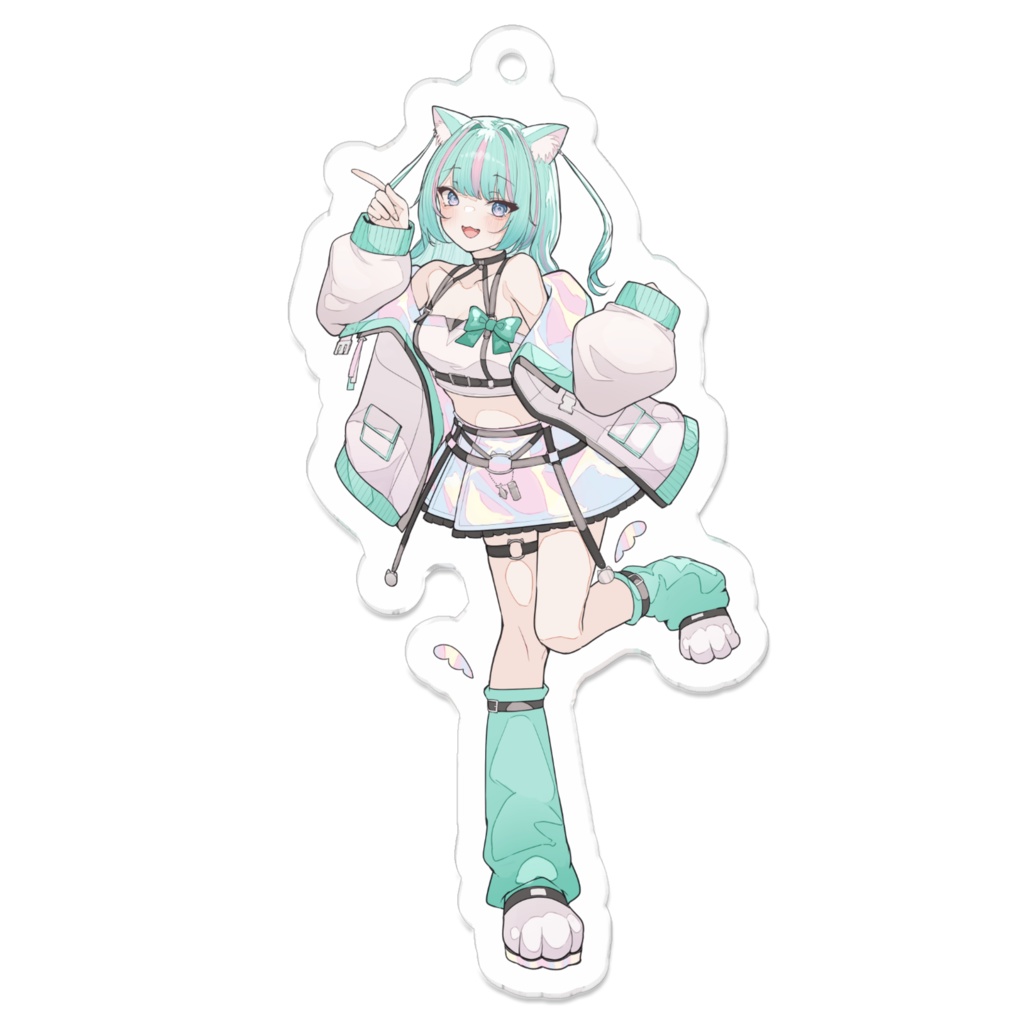 猫羽りん誕生日アクリルキーホルダー