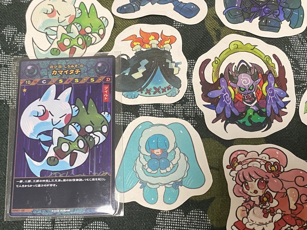 非公式!ミニシール!10体セット!全部で4セットあるよ