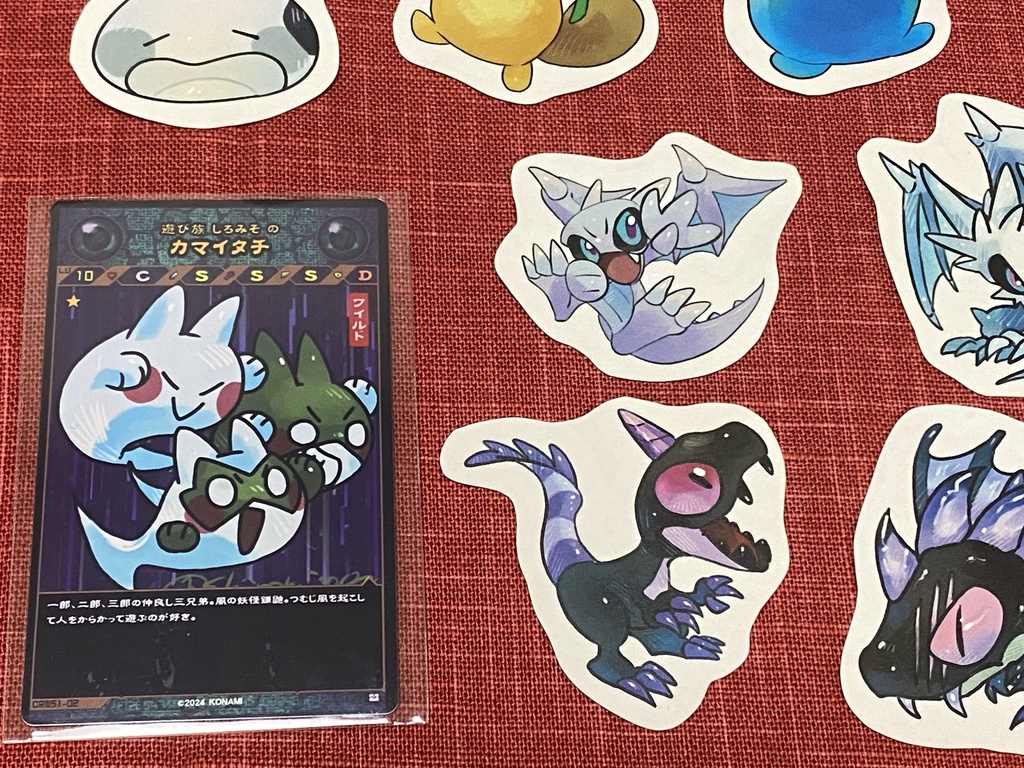 非公式!ミニシール!10体セット!全部で4セットあるよ