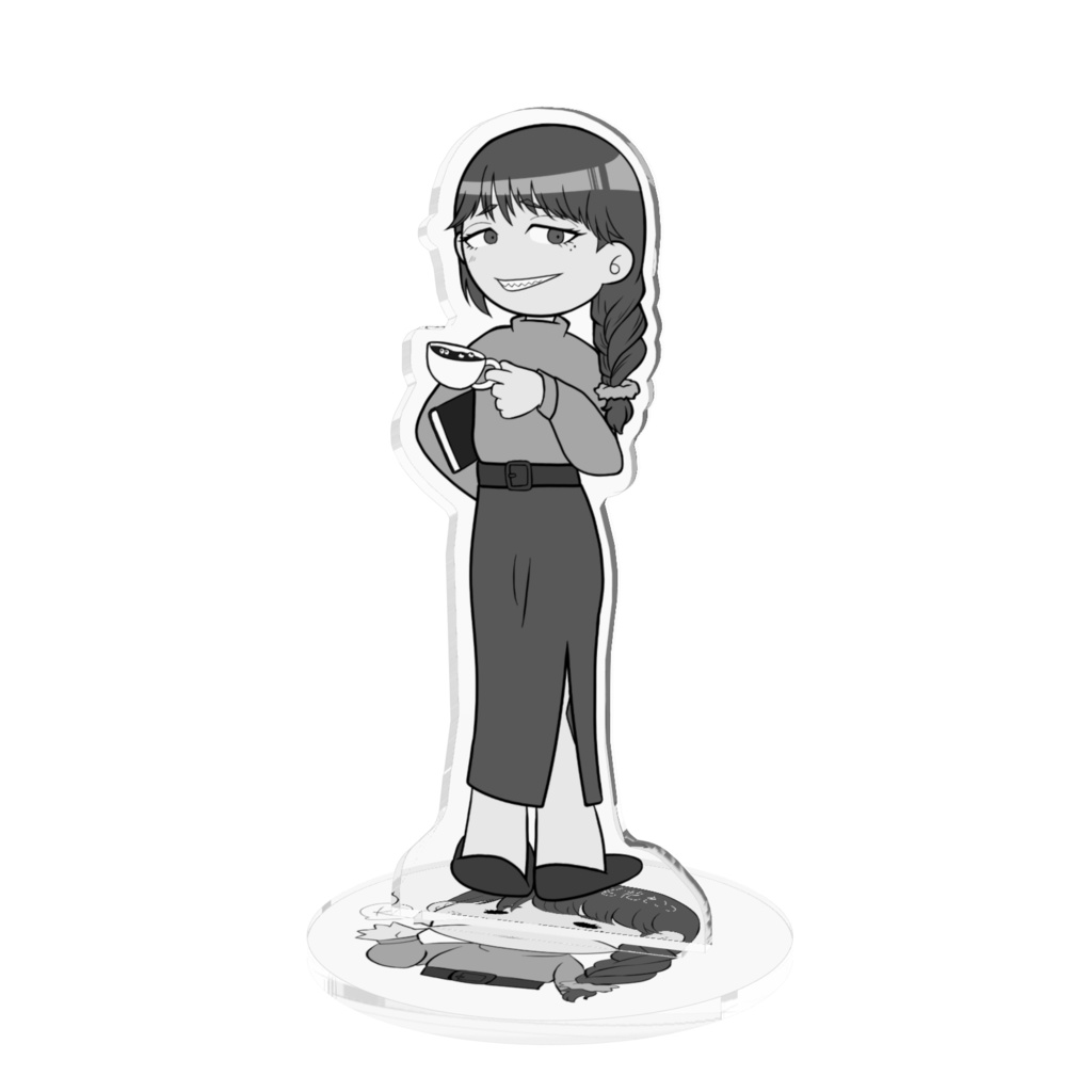 【常設】尾花そこつ-アクリルフィギュア『沈んで潜む』