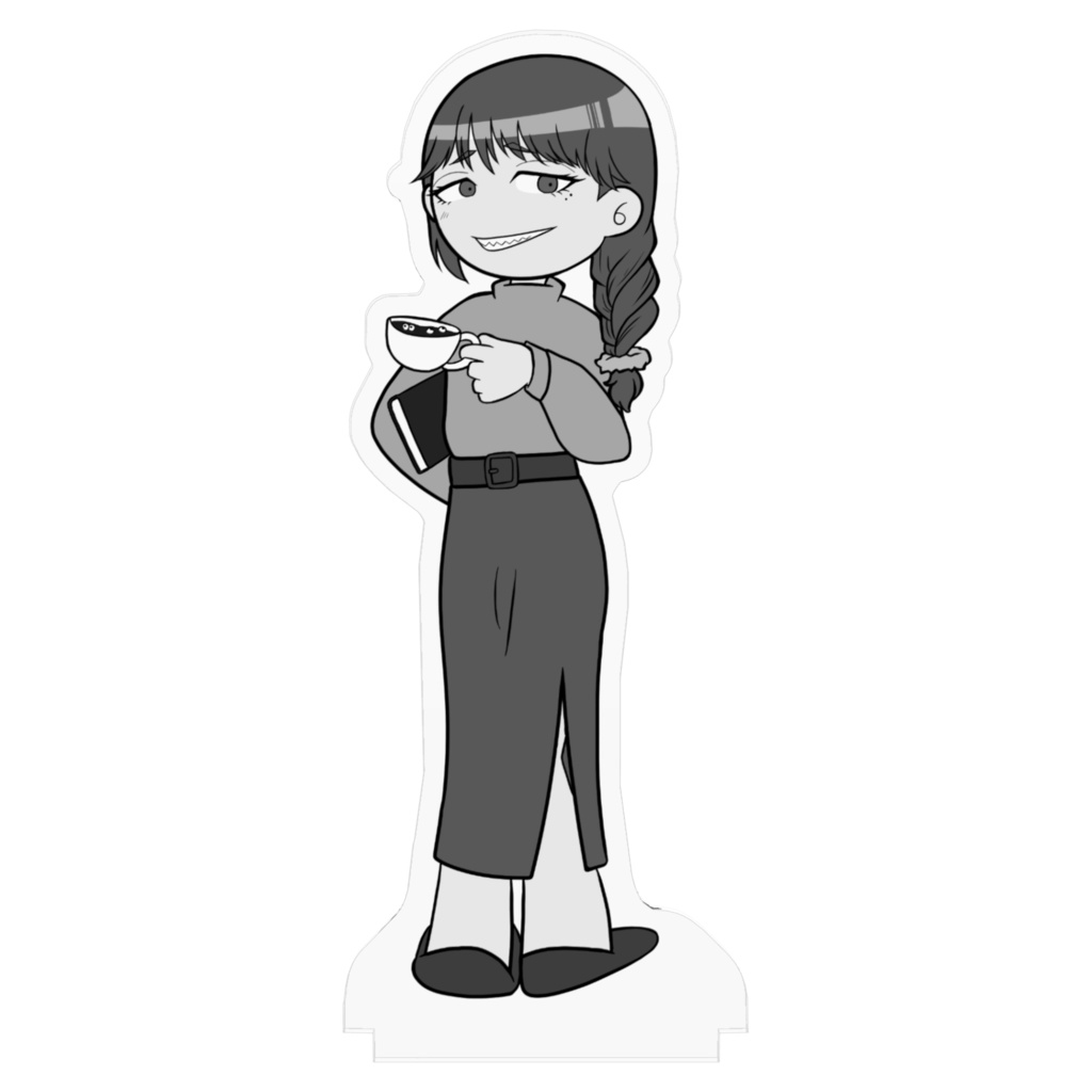 【常設】尾花そこつ-アクリルフィギュア『沈んで潜む』