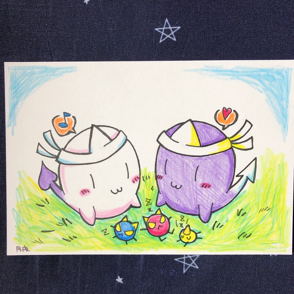 オリジナルおばけポストカード