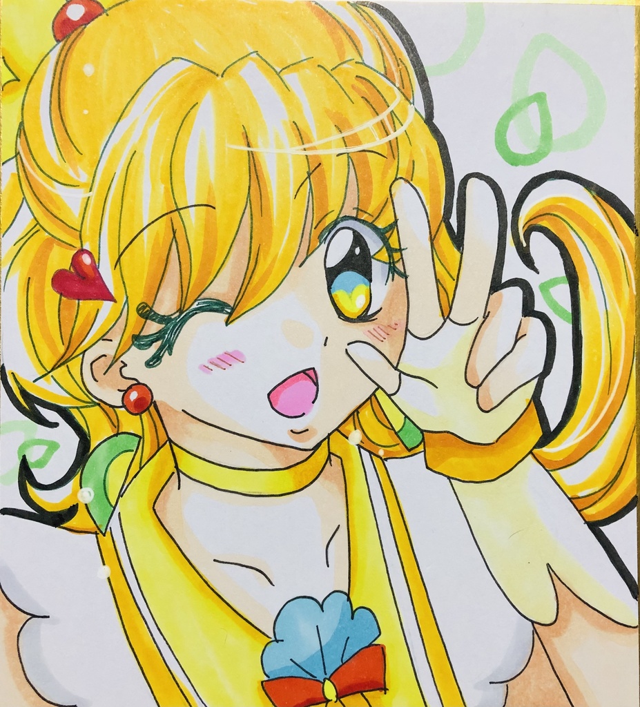 トロプリ手描きミニ色紙