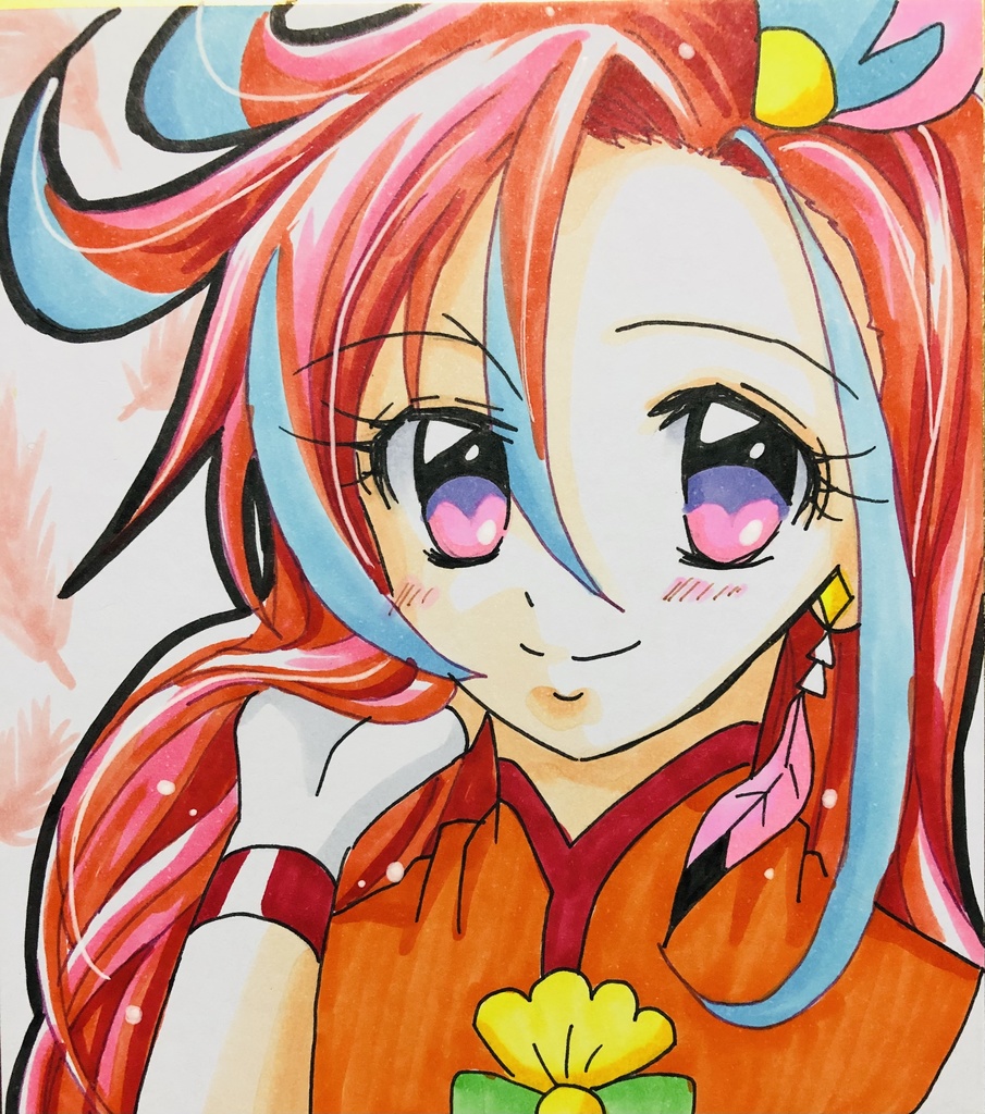 トロプリ手描きミニ色紙