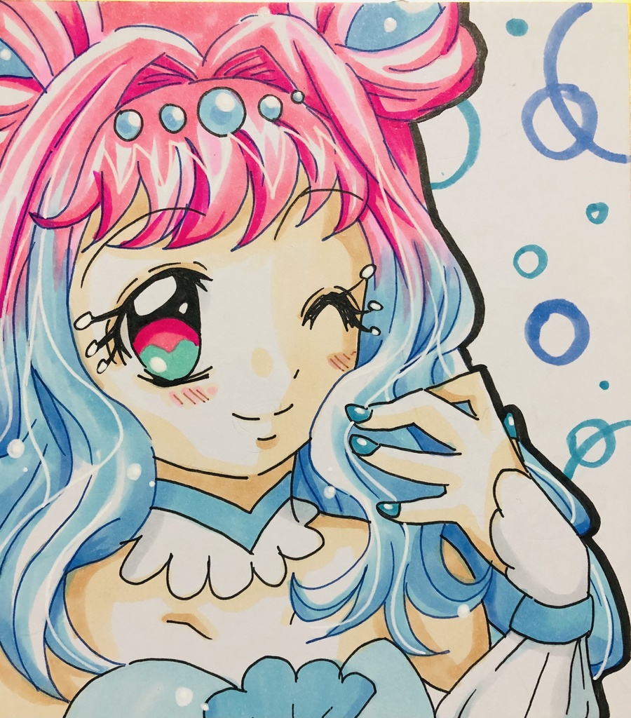 トロプリ手描きミニ色紙