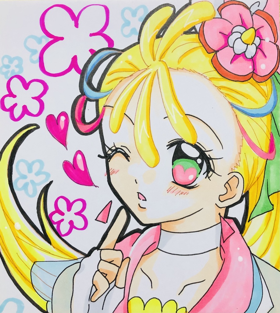 トロプリ手描きミニ色紙