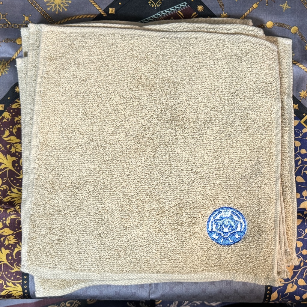 牛乳キャップ風穹君 刺繍タオル