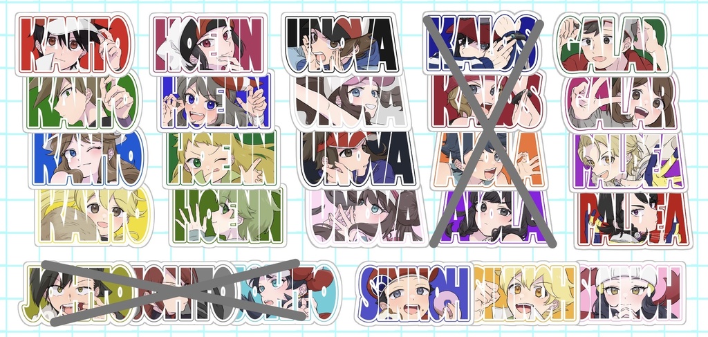 地方ステッカー
