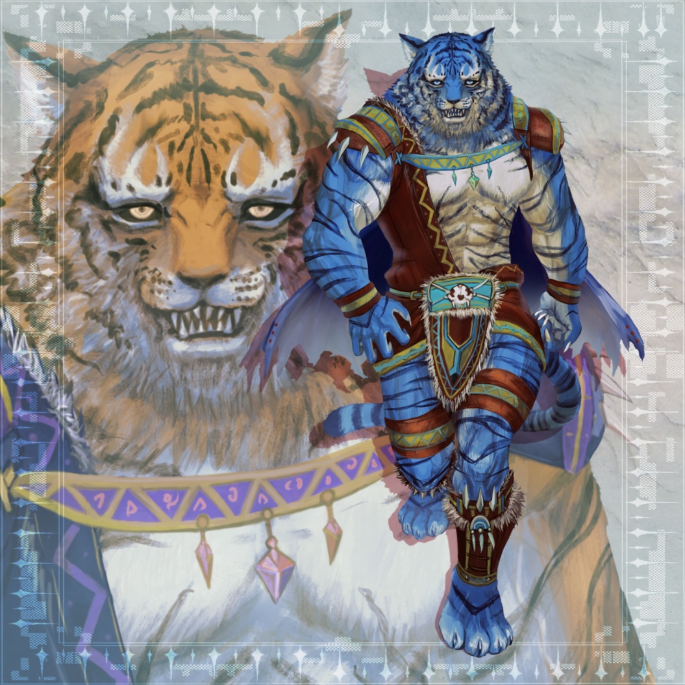 【立ち絵】獣人・怪人キャラ立ち絵