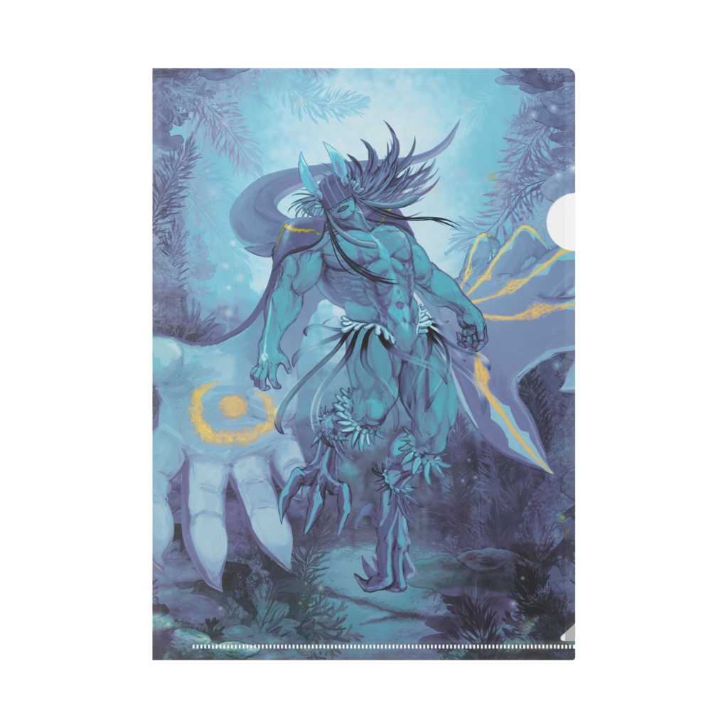 ウミウシ人外くんA4クリアファイル