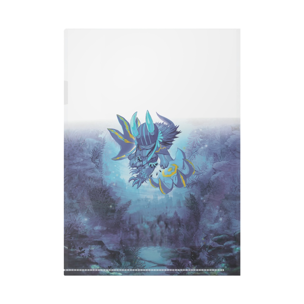 ウミウシ人外くんA4クリアファイル