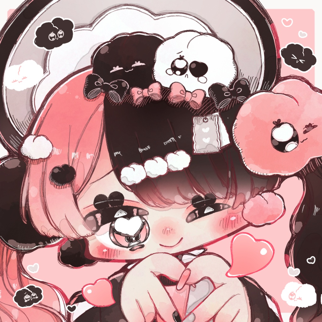 【無料】メンヘラうさぎちゃん　アイコン