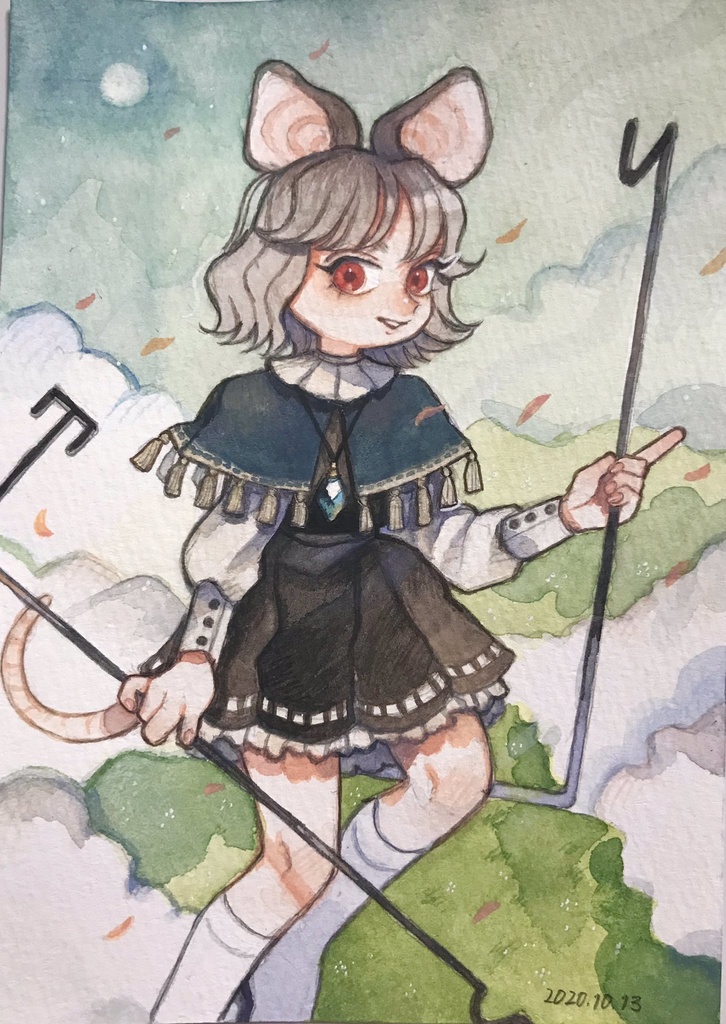 【原画】春の湊に