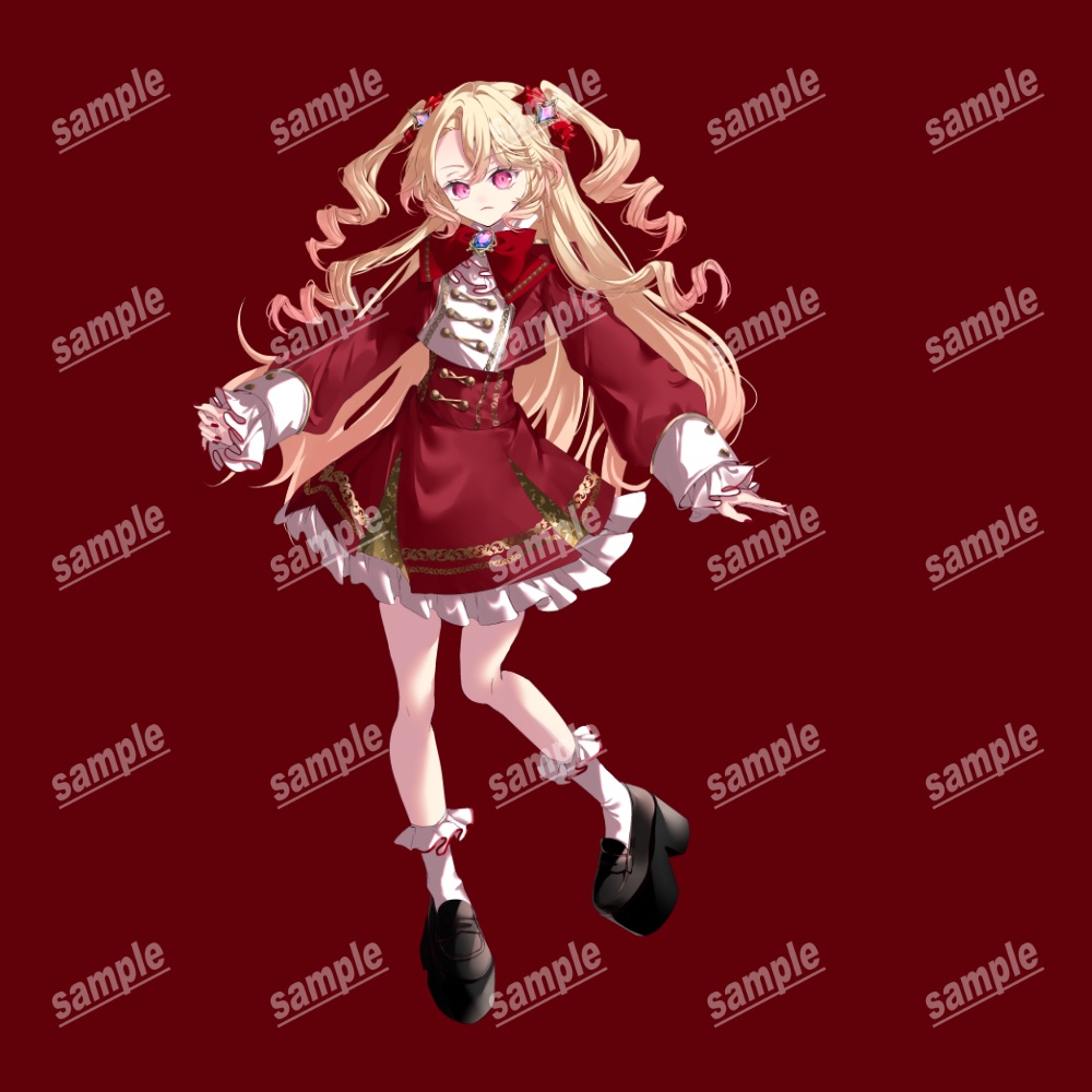 悪役令嬢 透過PNG IRIAM、配信、動画などに