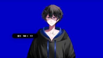 500円でVtuber化可能!【Vtube Studio】黒髪パーカの男性キャラLive2Dモデル【汎用】