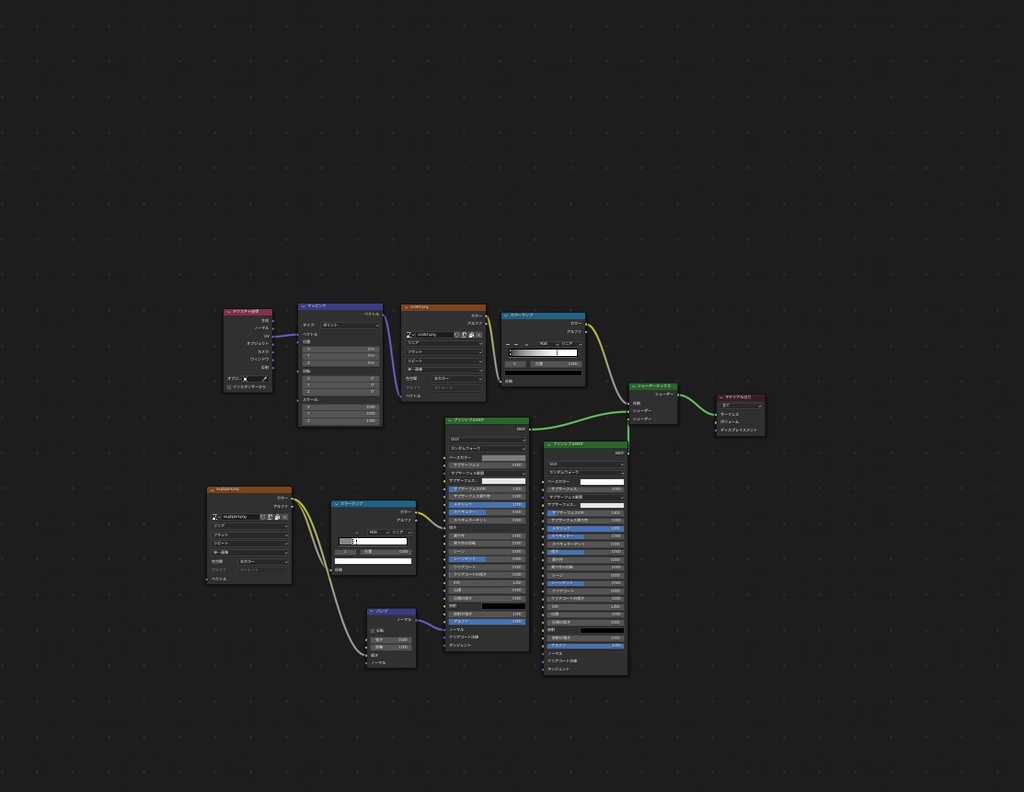 scratchマテリアル blender 用