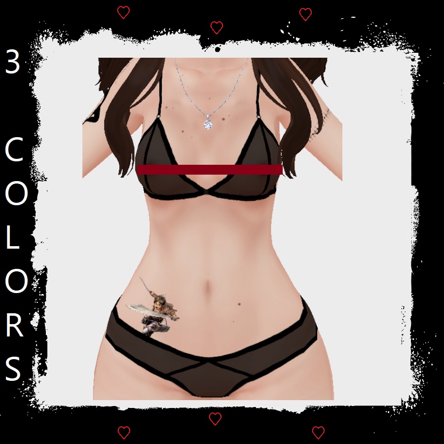 下着 underwear (png-rar-vroidcustomitem)