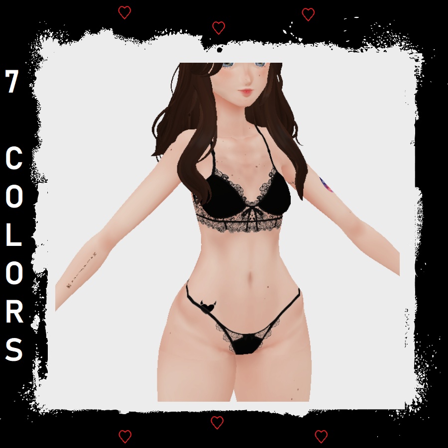 下着 underwear (png-rar-vroidcustomitem)