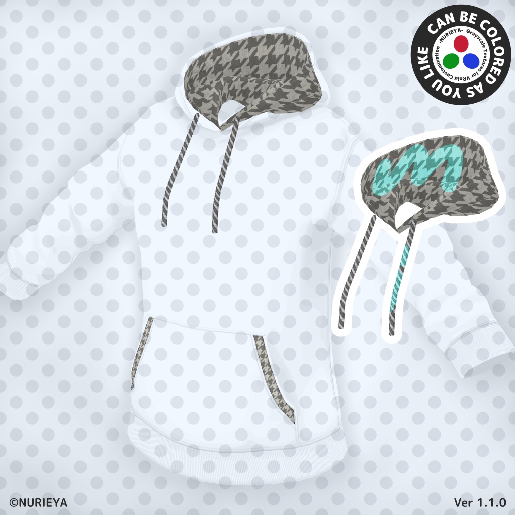 プリセットパーカー装飾セット #1 || Preset Hoodie Decoration Set #1