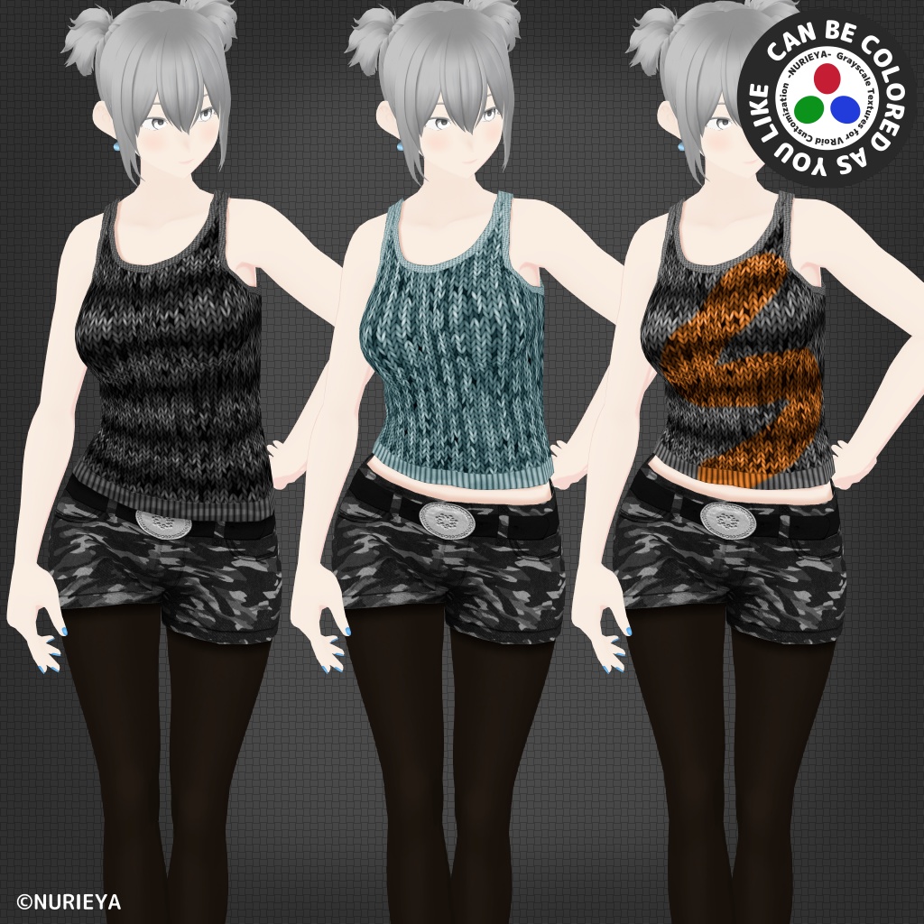 ニットタンクトップ各種 || Various Knit Tank Tops