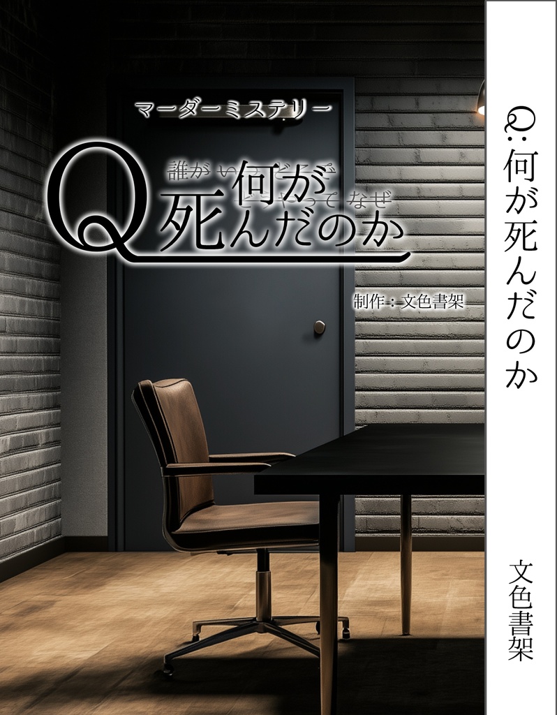 取調マーダーミステリー「Q:何が死んだのか」