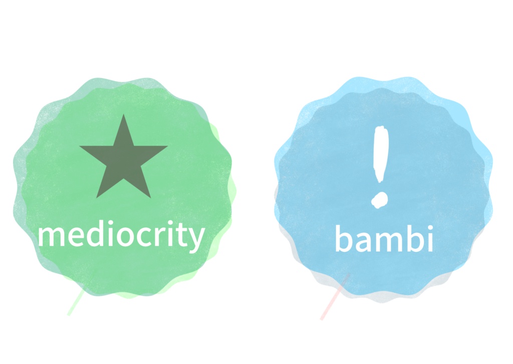 T2・バンビと凡人のマスキングテープ