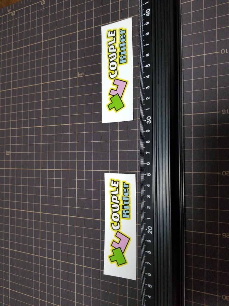 凸凹ステッカー
