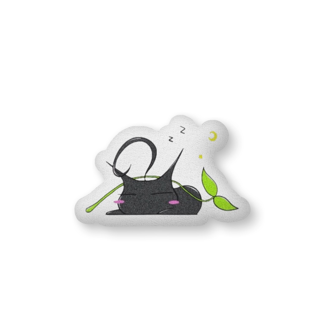 おやすみ葉ぬこクッション💤