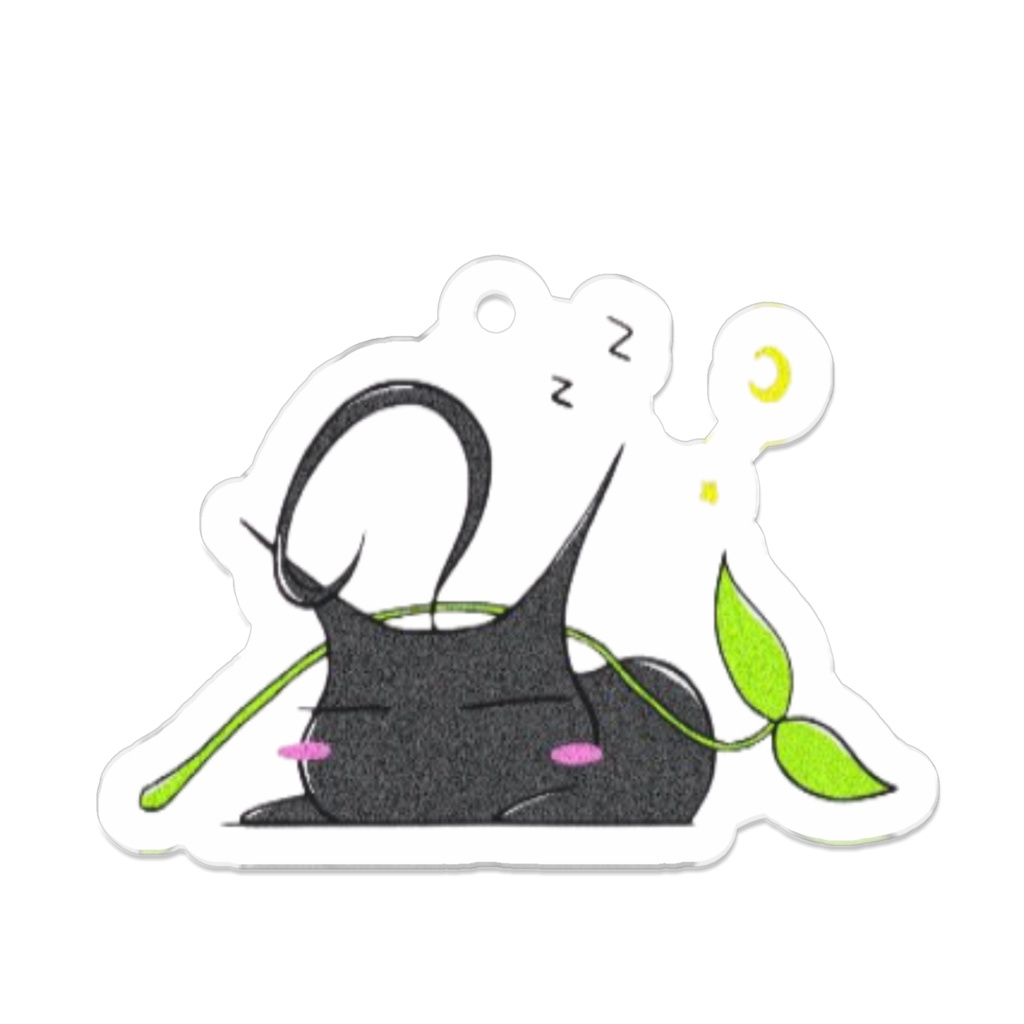 おやすみ葉ぬこキーホルダー💤
