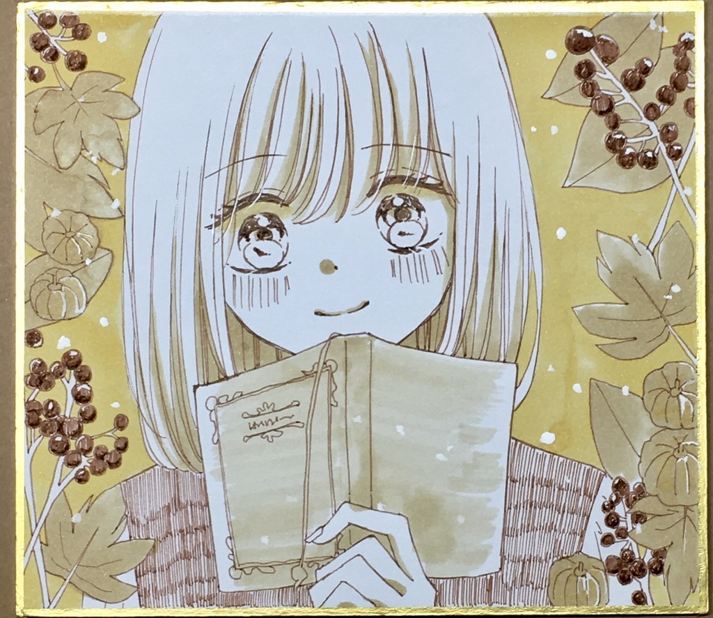 イラスト原画色紙【1枚】