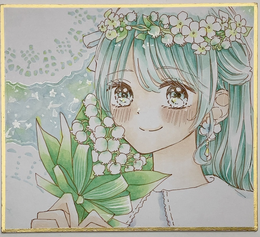 イラスト原画色紙【1枚】