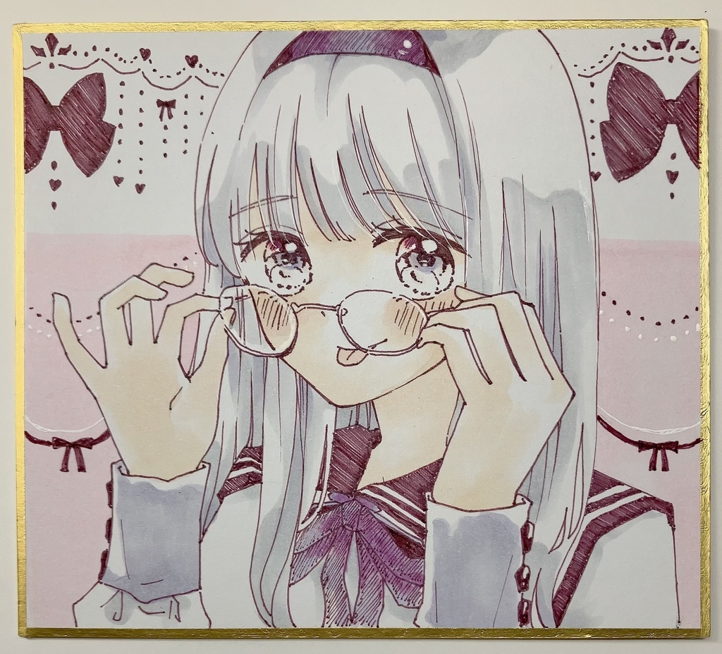 イラスト原画色紙【1枚】