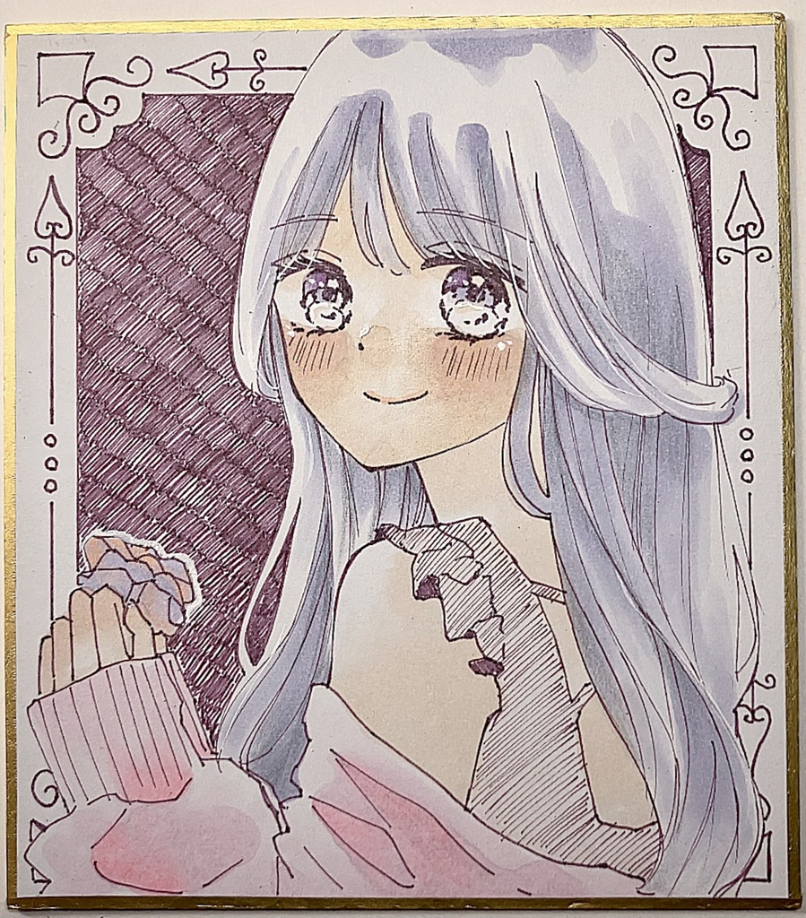 イラスト原画色紙【1枚】