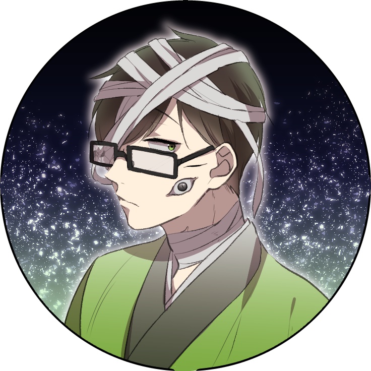 妖怪松　缶バッチ
