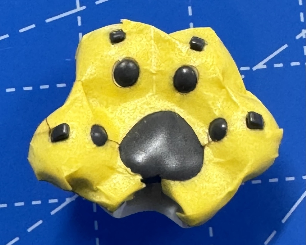 レーザーカットマステ　プニプニハンド