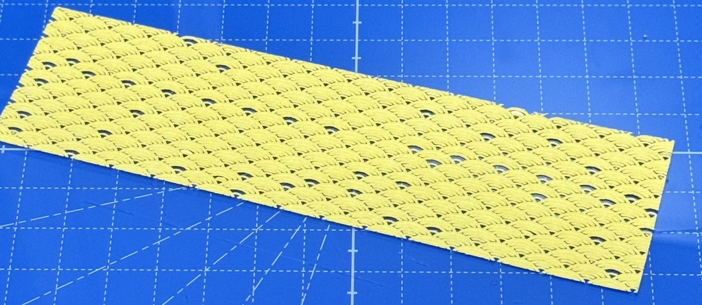 レーザーカットマステ　青海波