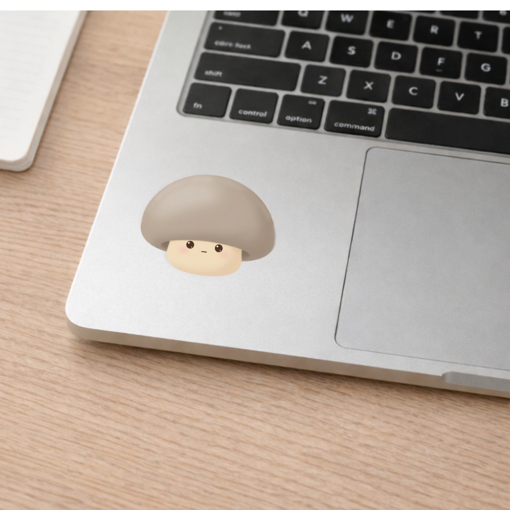 No.7 Moguシンプルステッカー(クリア)