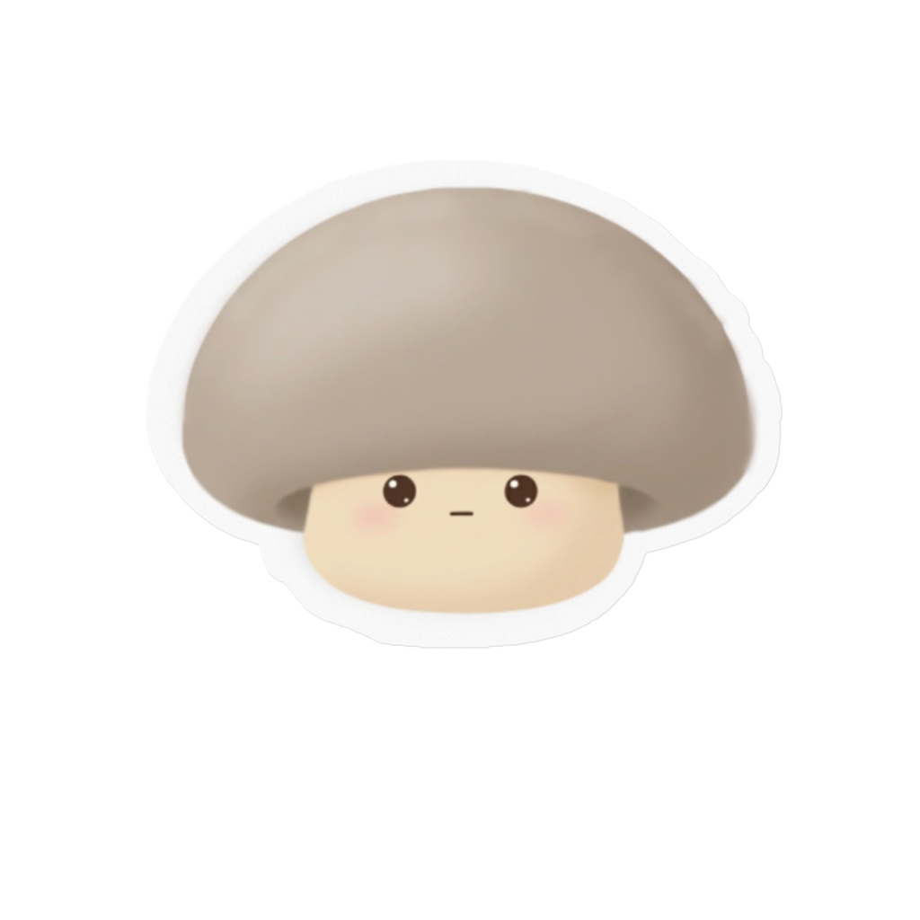 No.7  Moguシンプルステッカー（クリア）