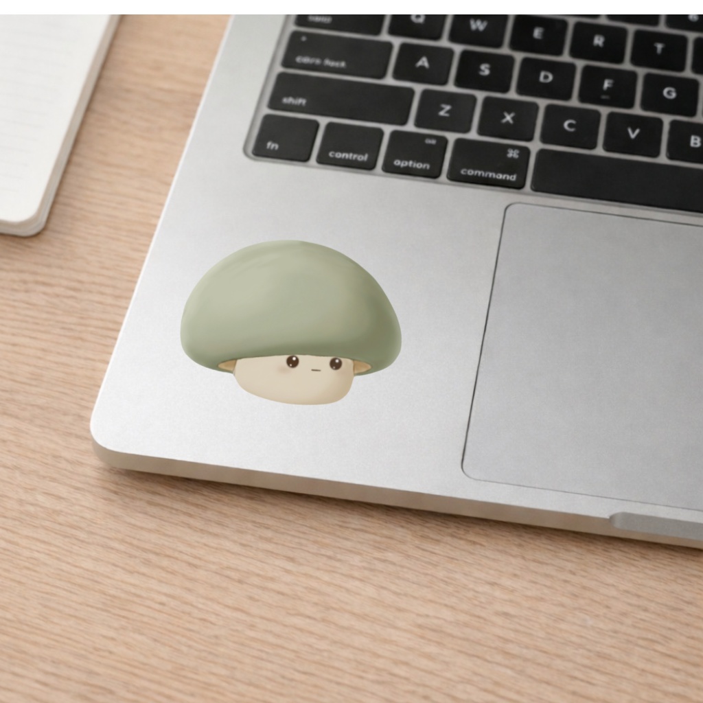 No.15 Kiri左向きステッカー(クリア)